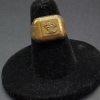 Lone Ranger Seal Print Face Ring 1950s